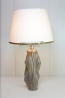 Small brown decorative lamp for modern bedroom and living room interiors