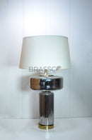 Smoky Glass Table Lamp