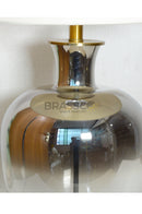 Smoky Martban Glass Table Lamp