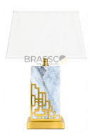 Stepped Design Touch Lamp for Console Table