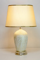 Textured White Resin Table Lamp Pakistan
