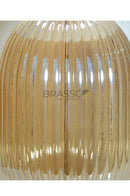 The Champagne Lining Large Glass Table Lamp complements a wide range of décor styles,