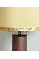 Walnut Brass Wall Lamp with Crystal Accent - Style 04