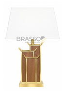 Walnut Finish Touch Lamp LT07154