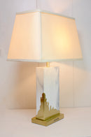 White Metal Table Lamp LT07166