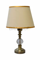 Crystal ball table lamp